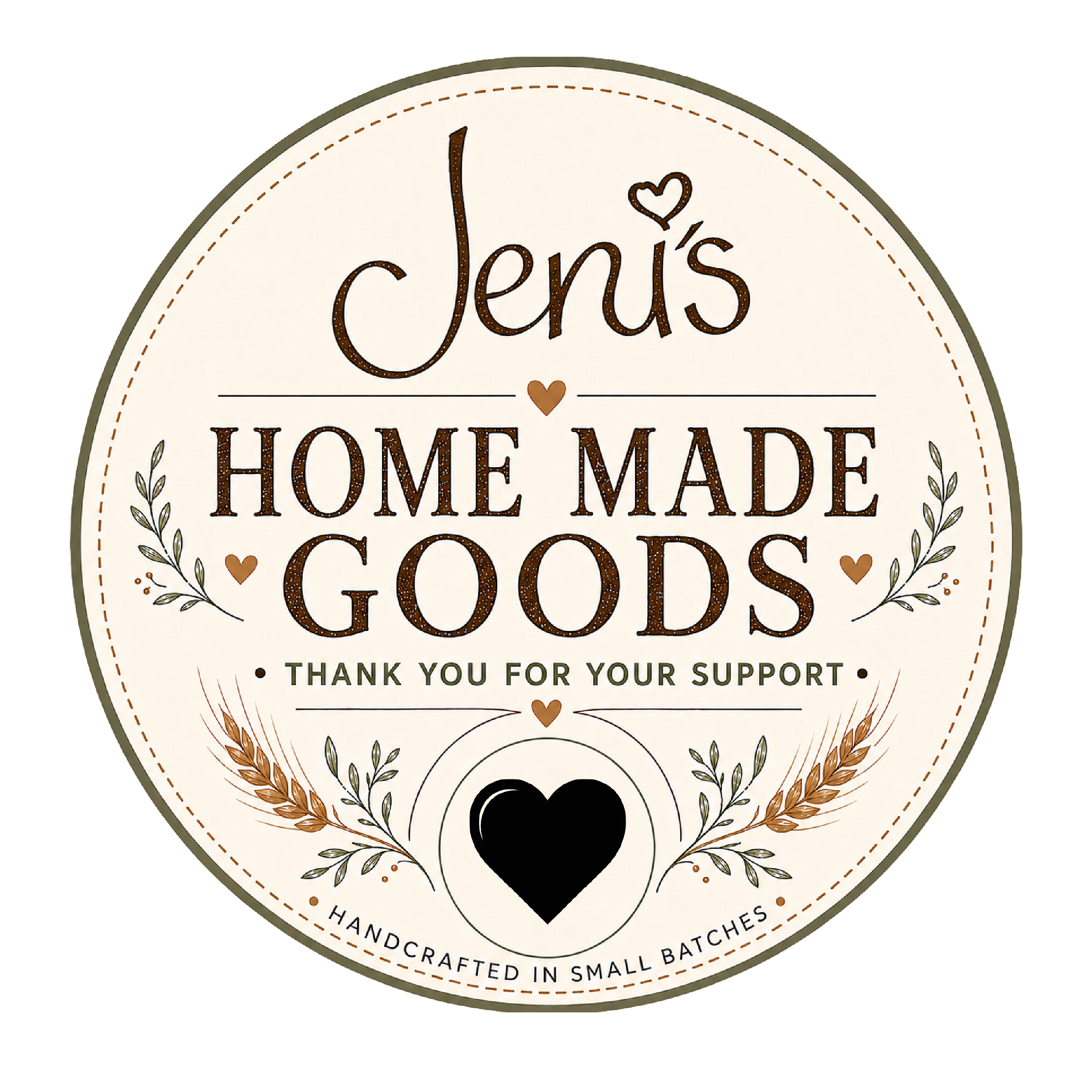 Jeni's Home Baked Goods logo